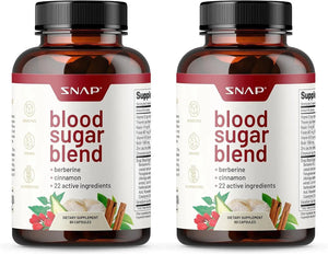 SNAP - Snap Supplements Blood Sugar Blend 60 Capsulas 2 Pack - The Red Vitamin MX - Suplementos Alimenticios - {{ shop.shopifyCountryName }}