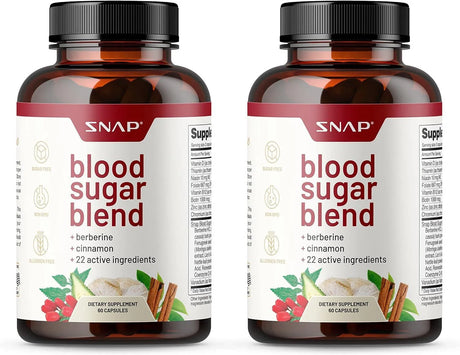 SNAP - Snap Supplements Blood Sugar Blend 60 Capsulas 2 Pack - The Red Vitamin MX - Suplementos Alimenticios - {{ shop.shopifyCountryName }}