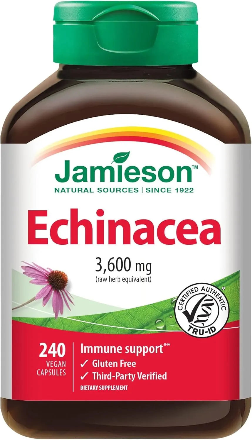 JAMIESON - Jamieson Echinacea 3,600Mg. 240 Capsulas - The Red Vitamin MX - Suplementos Alimenticios - {{ shop.shopifyCountryName }}