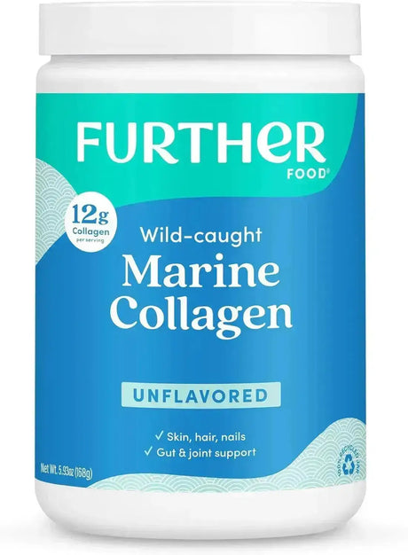 FURTHER FOOD - Further Food Unflavored Marine Collagen Peptides Powder 168Gr. - The Red Vitamin MX - Suplementos Alimenticios - {{ shop.shopifyCountryName }}
