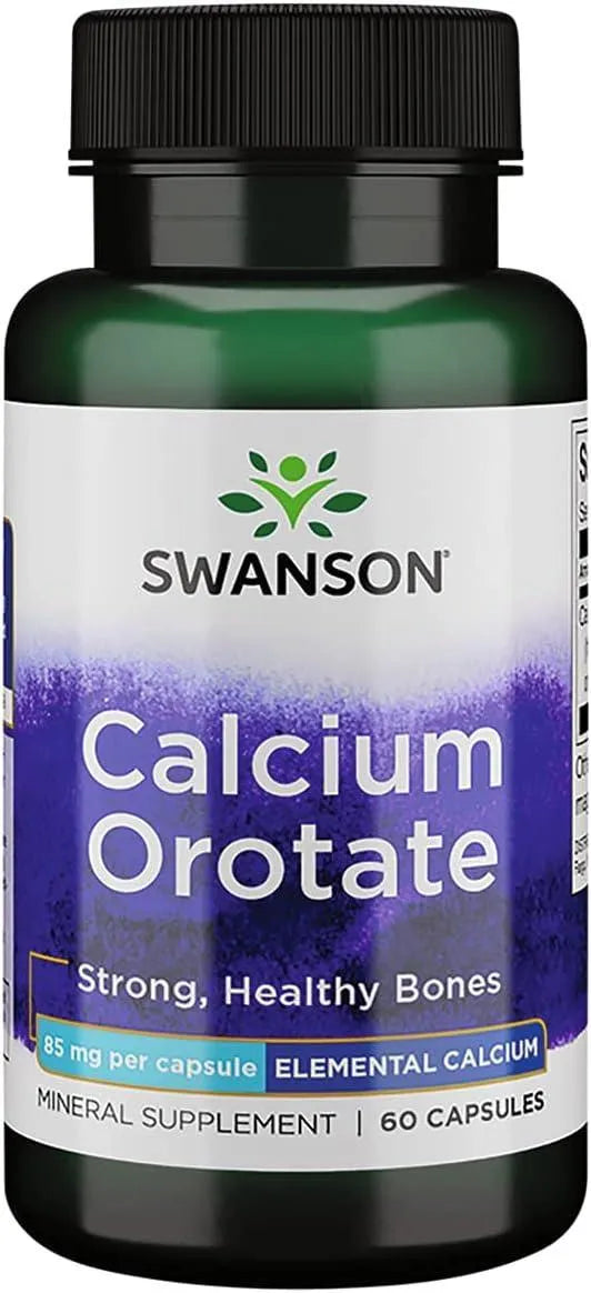 SWANSON - Swanson Calcium Orotate 85Mg. 60 Capsulas - The Red Vitamin MX - Suplementos Alimenticios - {{ shop.shopifyCountryName }}