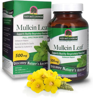 NATURE´S ANSWER - Nature's Answer Mullein Leaf 90 Capsulas - The Red Vitamin MX - Suplementos Alimenticios - {{ shop.shopifyCountryName }}