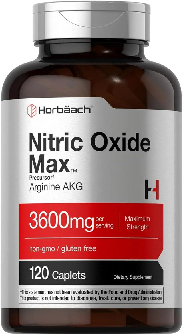 HORBAACH - Horbaach Nitric Oxide Max 3600Mg. 120 Tabletas - The Red Vitamin MX - Suplementos Alimenticios - {{ shop.shopifyCountryName }}