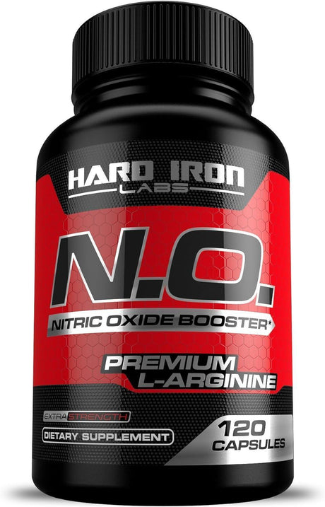 HARD IRON LABS - Hard Iron Labs N.O. Nitric Oxide Booster with L-Arginine, L-Citrulline, Beta Alanine, AAKG 120 Capsulas - The Red Vitamin MX - Suplementos Alimenticios - {{ shop.shopifyCountryName }}