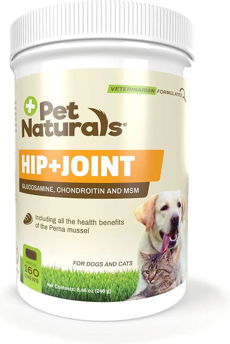 PET NATURALS - Pet Naturals Hip and Joint Supplement with Glucosamine 160 Masticables - The Red Vitamin MX - Cuidado De Cadera Y Articulaciones Para Perros - {{ shop.shopifyCountryName }}
