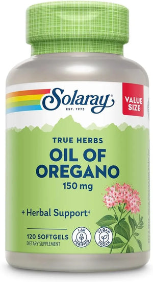 SOLARAY - Solaray Oil of Oregano 150Mg. 120 Capsulas Blandas - The Red Vitamin MX - Suplementos Alimenticios - {{ shop.shopifyCountryName }}