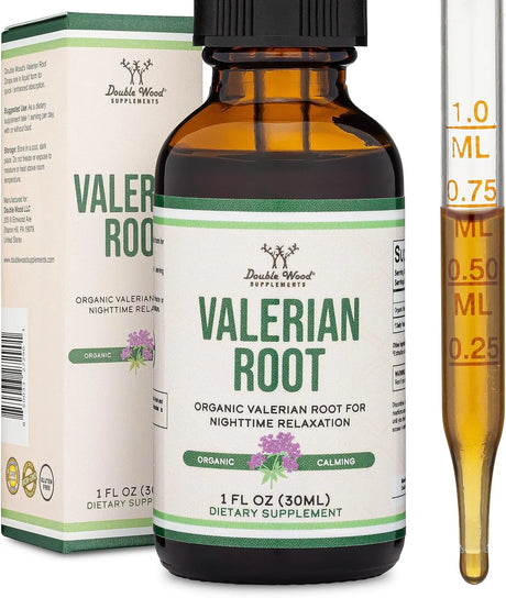 DOUBLE WOOD SUPPLEMENTS - Double Wood Supplements Valerian Root Drops for Sleep 1 Fl.Oz. - The Red Vitamin MX - Suplementos Alimenticios - {{ shop.shopifyCountryName }}