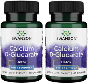 SWANSON - Swanson Calcium D-Glucarate 250Mg. 60 Capsulas 2 Pack - The Red Vitamin MX - Suplementos Alimenticios - {{ shop.shopifyCountryName }}