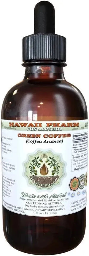 HAWAIIPHARM - Hawaii Pharm Green Coffee Alcohol-Free Liquid Extract 4 Fl.Oz. - The Red Vitamin MX - Suplementos Alimenticios - {{ shop.shopifyCountryName }}