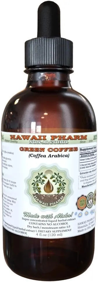 HAWAIIPHARM - Hawaii Pharm Green Coffee Alcohol-Free Liquid Extract 4 Fl.Oz. - The Red Vitamin MX - Suplementos Alimenticios - {{ shop.shopifyCountryName }}