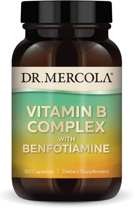 DR MERCOLA - Dr. Mercola Vitamin B Complex 60 Capsulas - The Red Vitamin MX - Suplementos Alimenticios - {{ shop.shopifyCountryName }}