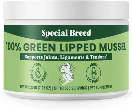 SPECIAL BREED - Special Breed Green Lipped Mussel Powder for Dogs & Cats 200Gr. - The Red Vitamin MX - Cuidado De Cadera Y Articulaciones Para Perros - {{ shop.shopifyCountryName }}