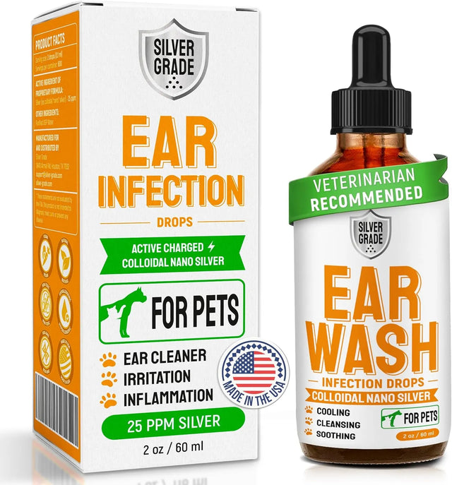 SILVER GRADE - SILVER GRADE Dog Ear Infection Treatment + Silver 2 Fl.Oz. - The Red Vitamin MX - Cuidado Del Oído De Perros - {{ shop.shopifyCountryName }}
