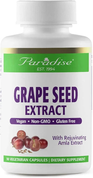 PARADISE HERBS - Paradise Herbs Grape Seed Extract 90 Capsulas - The Red Vitamin MX - Suplementos Alimenticios - {{ shop.shopifyCountryName }}