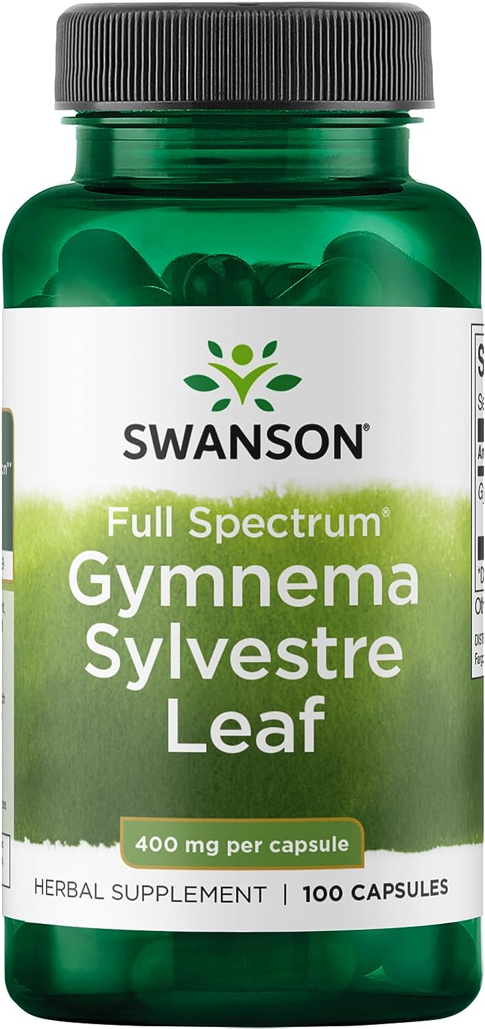 Swanson Gymnema Sylvestre Leaf 400Mg. 100 Capsulas