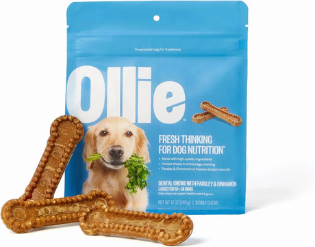 OLLIE - Ollie Dental Chews for Large Dogs 51 lbs and Above 8 Piezas - The Red Vitamin MX - Cuidado Dental Para Perros - {{ shop.shopifyCountryName }}