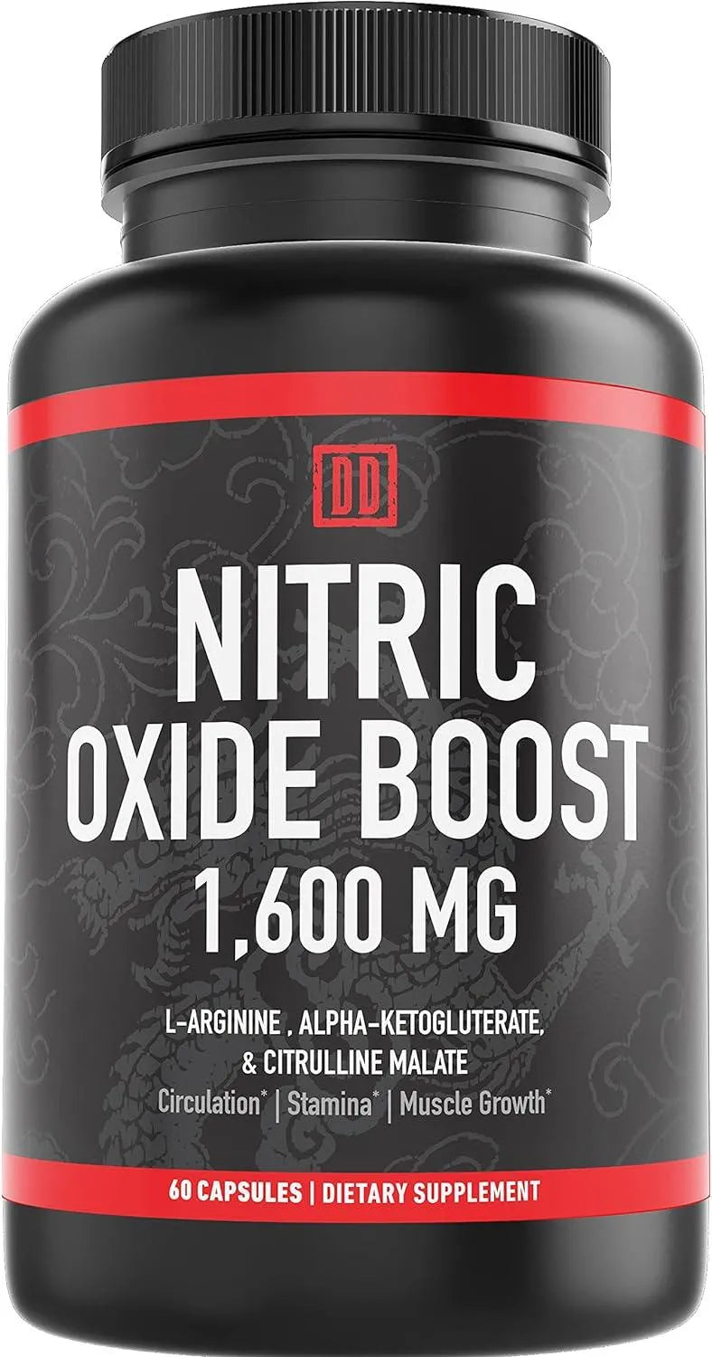 DOUBLE DRAGON ORGANICS - Double Dragon Organics Nitric Oxide Booster 1600Mg. 60 Capsulas - The Red Vitamin MX - Suplementos Alimenticios - {{ shop.shopifyCountryName }}