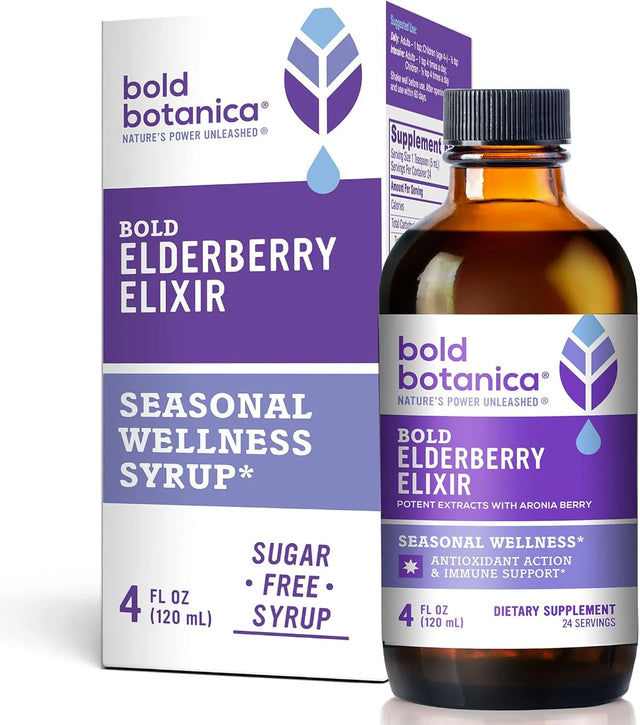 BOLD BOTANICA - Bold Botanica Elderberry Elixir 4 Fl.Oz. - The Red Vitamin MX - Suplementos Alimenticios - {{ shop.shopifyCountryName }}