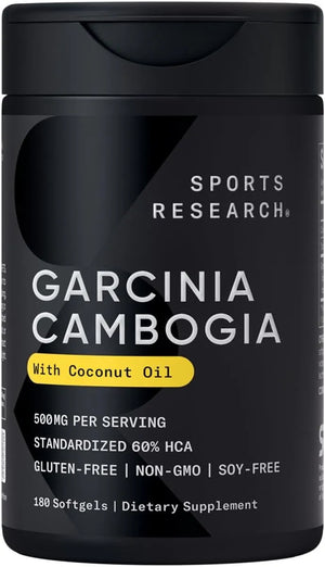 SPORTS RESEARCH - Sports Research Garcinia Cambogia Extract 500Mg. 180 Capsulas Blandas - The Red Vitamin MX - Suplementos Alimenticios - {{ shop.shopifyCountryName }}