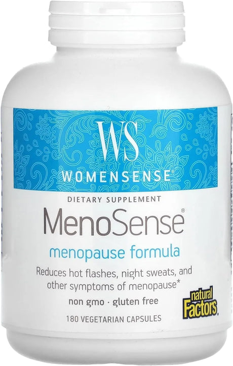 NATURAL FACTORS - Natural Factors Menosense 180 Capsulas - The Red Vitamin MX - Suplementos Alimenticios - {{ shop.shopifyCountryName }}