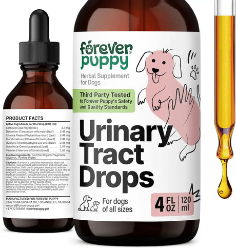 FOREVER PUPPY - Forever Puppy Urinary Tract Drops for Dogs 4 Fl.Oz. - The Red Vitamin MX - Salud De Tracto Urinario Para Perros - {{ shop.shopifyCountryName }}