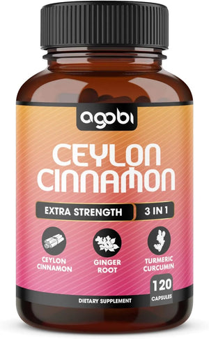 AGOBI - agobi Ceylon Cinnamon 120 Capsulas - The Red Vitamin MX - Suplementos Alimenticios - {{ shop.shopifyCountryName }}