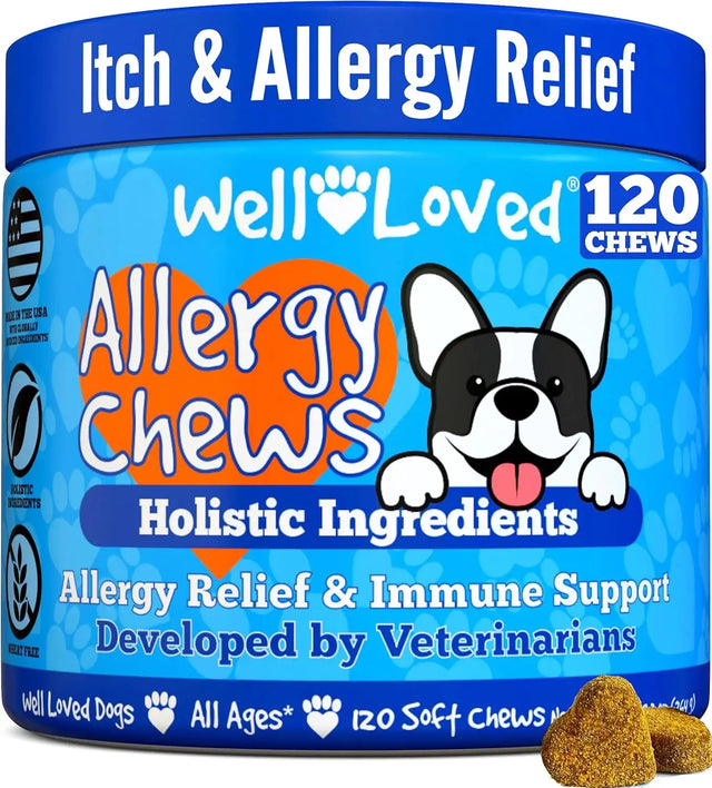 WELL LOVED - Well Loved Dog Allergy Chews 120 Masticables - The Red Vitamin MX - Remedios Para La Picazón De Perros - {{ shop.shopifyCountryName }}