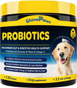 SHINEPAWS - SHINEPAWS Probiotics for Dogs 120 Masticables - The Red Vitamin MX - Probióticos Para Perros - {{ shop.shopifyCountryName }}