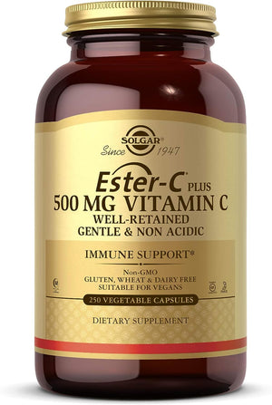 Solgar Ester-C Plus 500Mg. Vitamin C 250 Capsulas