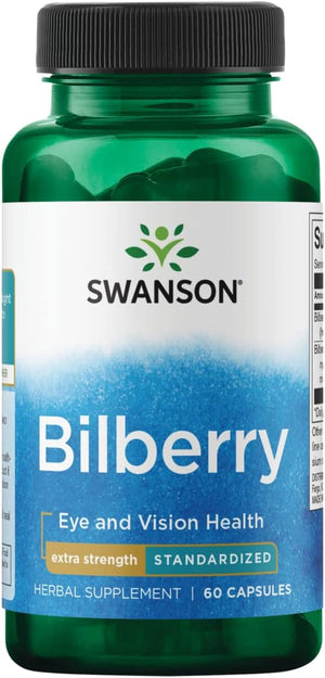 Swanson Extra-Strength Bilberry 100Mg. 60 Capsulas
