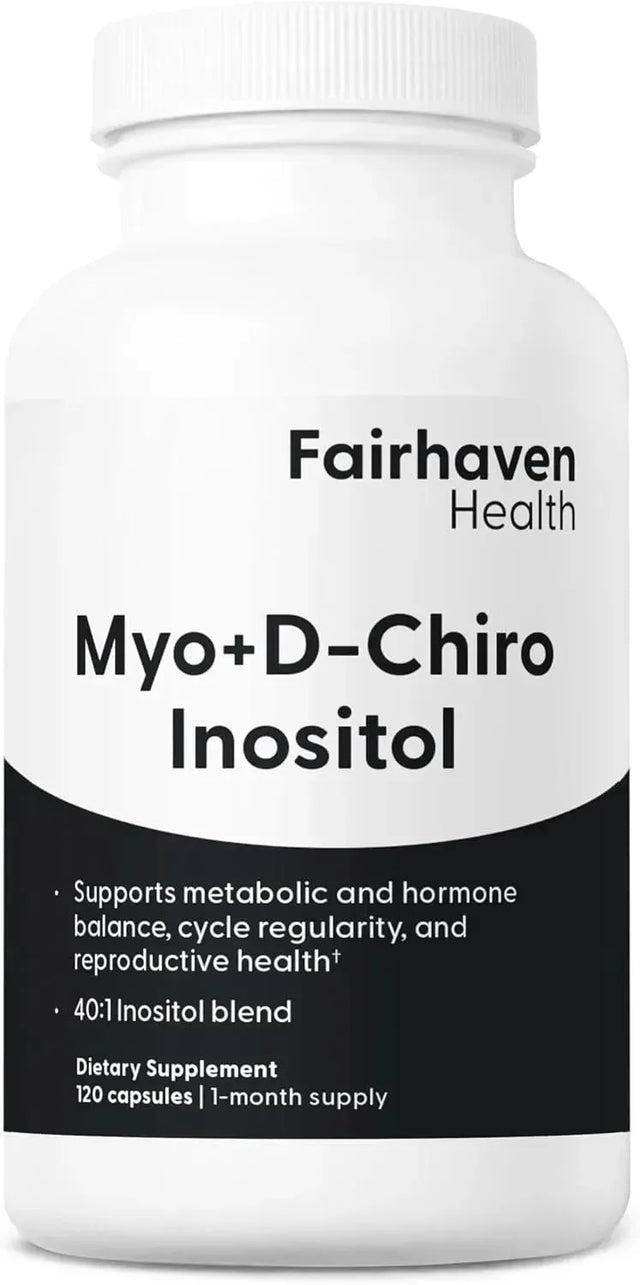 FAIRHAVEN HEALTH - Fairhaven Health Myo-Inositol and D-Chiro Inositol 120 Capsulas - The Red Vitamin MX - Suplementos Alimenticios - {{ shop.shopifyCountryName }}