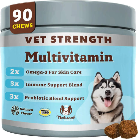 NATURAL DOG - Natural Dog Company Vet Strength Multivitamin Chews 90 Masticables - The Red Vitamin MX - Multivitamínicos Para Perros - {{ shop.shopifyCountryName }}