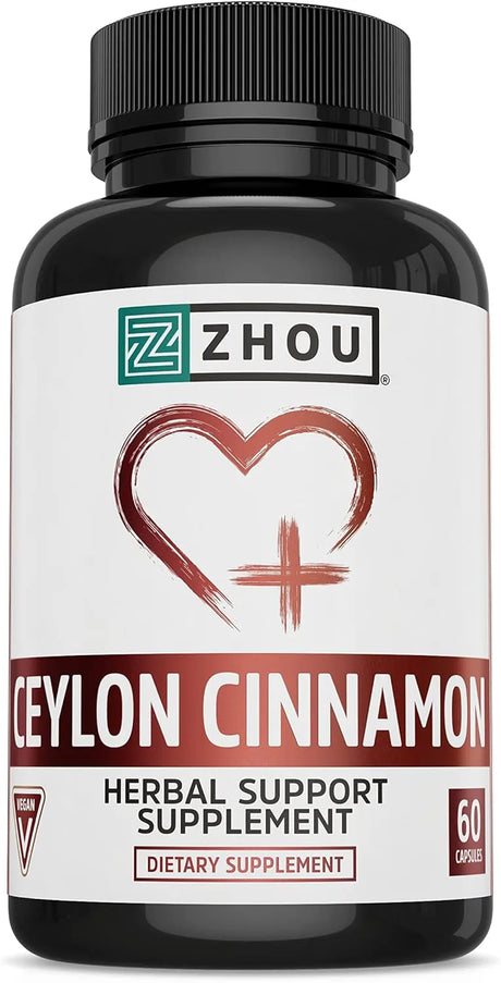 ZHOU - Zhou Ceylon Cinnamon 60 Capsulas - The Red Vitamin MX - Suplementos Alimenticios - {{ shop.shopifyCountryName }}