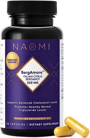 NAOMI - NAOMI BergAmore 500Mg. Support Healthy Cholesterol 30 Capsulas - The Red Vitamin MX - Suplementos Alimenticios - {{ shop.shopifyCountryName }}