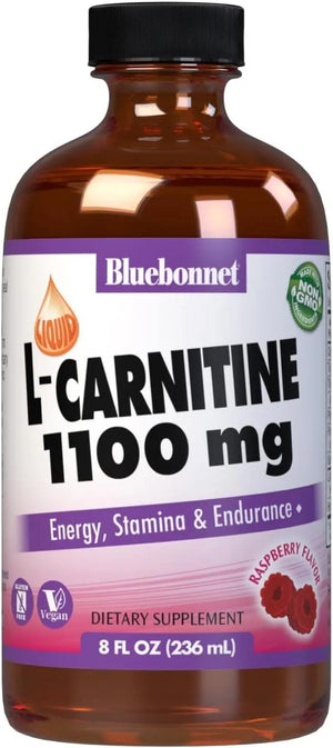 BLUEBONNET NUTRITION - Bluebonnet Liquid L-Carnitine 1100Mg. Raspberry 236Ml. - The Red Vitamin MX - Suplementos Alimenticios - {{ shop.shopifyCountryName }}