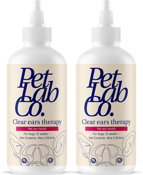 PETLAB CO. - PetLab Co. Clear Ears Therapy Ear Cleaner for Dogs 4 Fl.Oz. 2 Pack - The Red Vitamin MX - Cuidado Del Oído De Perros - {{ shop.shopifyCountryName }}