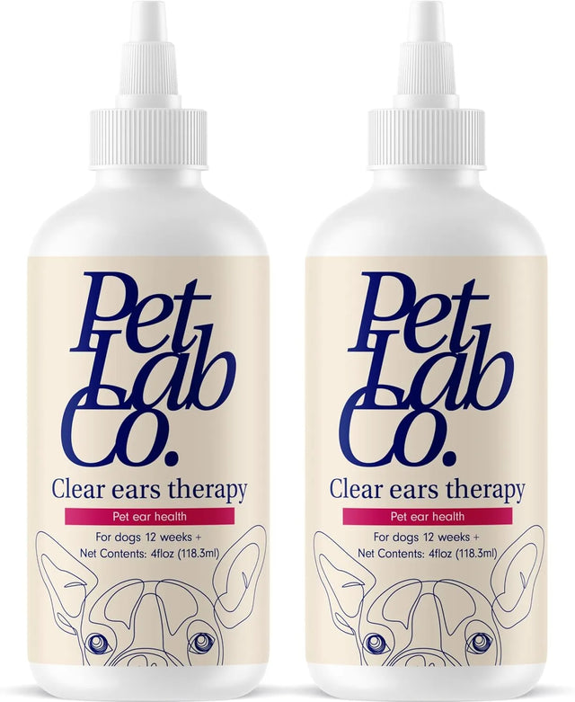 PETLAB CO. - PetLab Co. Clear Ears Therapy Ear Cleaner for Dogs 4 Fl.Oz. 2 Pack - The Red Vitamin MX - Cuidado Del Oído De Perros - {{ shop.shopifyCountryName }}