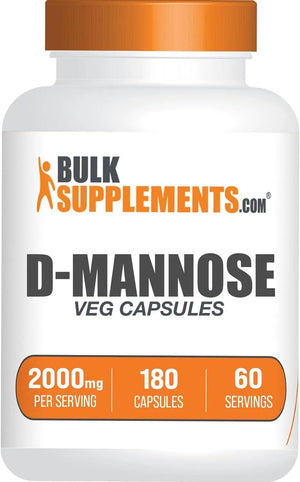 BULK SUPPLEMENTS - Bulk Supplements D-Mannose 2,000Mg. 180 Capsulas - The Red Vitamin MX - Suplementos Alimenticios - {{ shop.shopifyCountryName }}