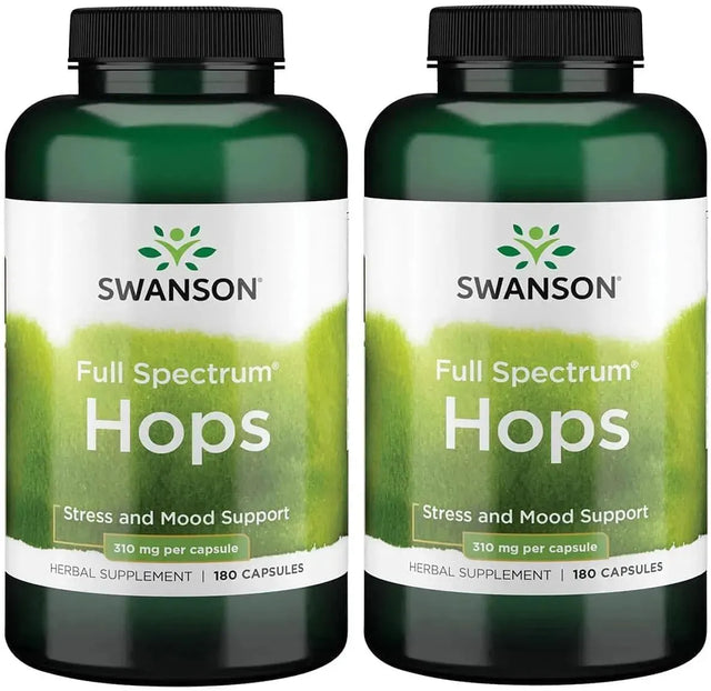 SWANSON - Swanson Full-Spectrum Hops 310Mg. 180 Capsulas 2 Pack - The Red Vitamin MX - Suplementos Alimenticios - {{ shop.shopifyCountryName }}