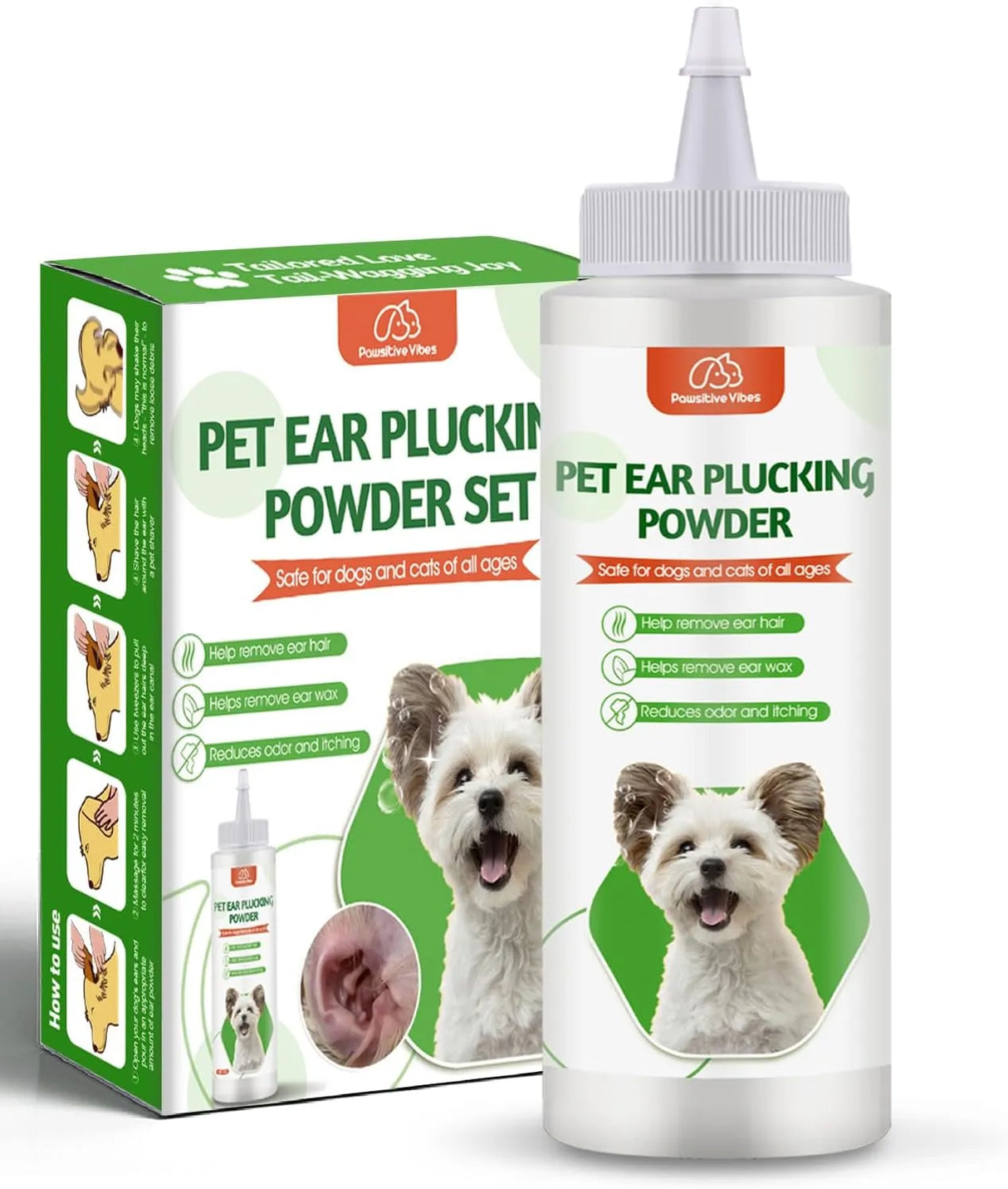 PAWSITIVE VIBES - Pawsitive Vibes Dog Ear Powder 30Gr. - The Red Vitamin MX - Cuidado Del Oído De Perros - {{ shop.shopifyCountryName }}