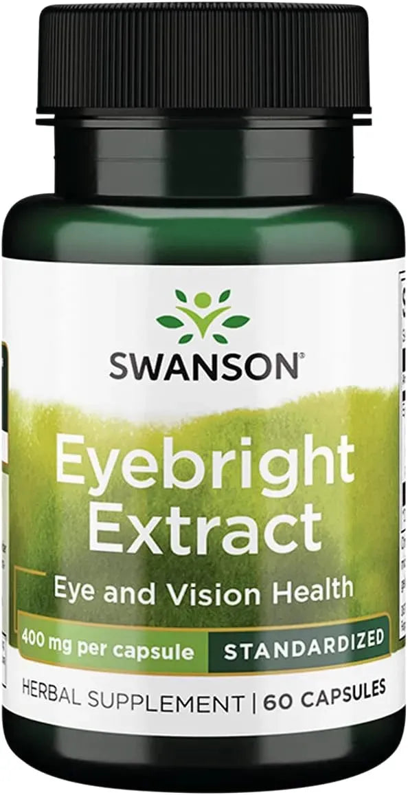 SWANSON - Swanson Eyebright Extract 400Mg. 60 Capsulas - The Red Vitamin MX - Suplementos Alimenticios - {{ shop.shopifyCountryName }}