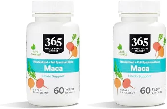 365 - 365 by Whole Foods Market Maca Standardized + Full Spectrum Blend 60 Capsulas 2 Pack - The Red Vitamin MX - Suplementos Alimenticios - {{ shop.shopifyCountryName }}