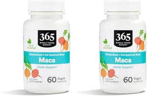 365 - 365 by Whole Foods Market Maca Standardized + Full Spectrum Blend 60 Capsulas 2 Pack - The Red Vitamin MX - Suplementos Alimenticios - {{ shop.shopifyCountryName }}