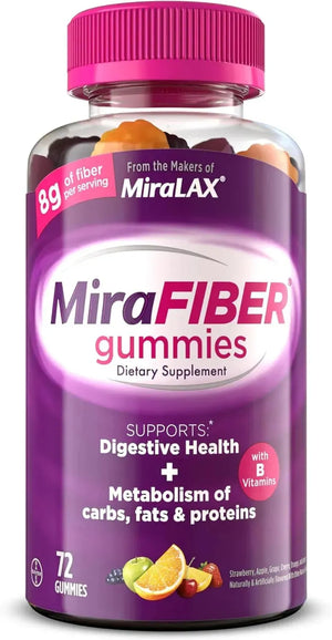 MIRALAX - MiraLAX MiraFIBER Gummies 72 Gomitas - The Red Vitamin MX - Suplementos Alimenticios - {{ shop.shopifyCountryName }}