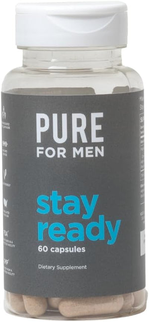 Pure for Men Original Cleanliness Stay Ready Fiber 60 Capsulas