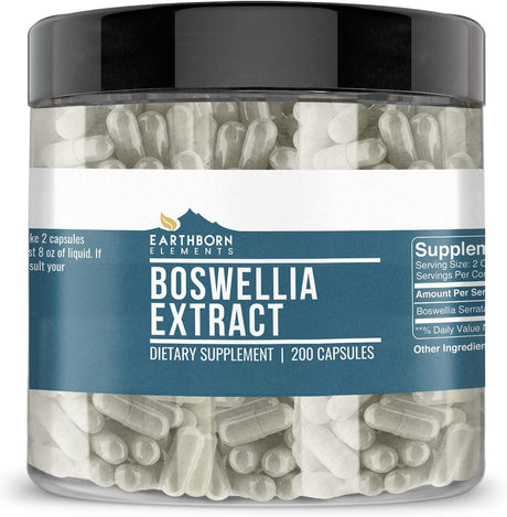 EARTHBORN ELEMENTS - Earthborn Elements Boswellia Serrata Extract 200 Capsulas - The Red Vitamin MX - Suplementos Alimenticios - {{ shop.shopifyCountryName }}