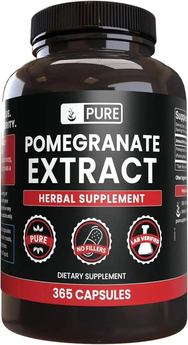 PURE ORIGINAL INGREDIENTS - Pure Original Ingredients Pomegranate Extract 365 Capsulas - The Red Vitamin MX - Suplementos Alimenticios - {{ shop.shopifyCountryName }}