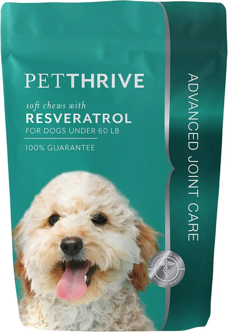 PETHRIVE - PetThrive Dog Hip and Joint Support Soft Chews Small Breed 120 Masticables - The Red Vitamin MX - Cuidado De Cadera Y Articulaciones Para Perros - {{ shop.shopifyCountryName }}