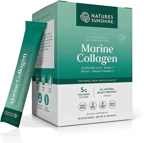 NATURES SUNSHINE - Nature's Sunshine Marine Collagen 30 Paquetes - The Red Vitamin MX - Suplementos Alimenticios - {{ shop.shopifyCountryName }}
