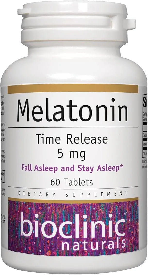 BIOCLINIC NATURALS - Bioclinic Naturals Melatonin 5Mg. 60 Tabletas - The Red Vitamin MX - Suplementos Alimenticios - {{ shop.shopifyCountryName }}